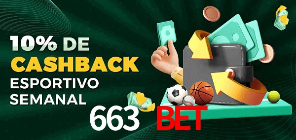 10% de bônus de cashback na 663 Bet